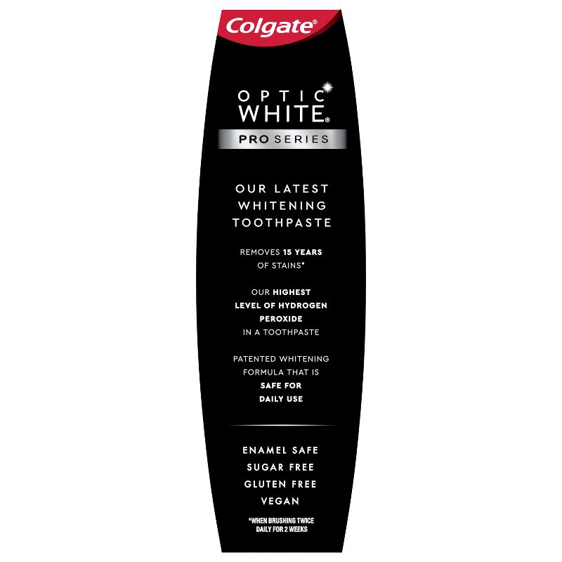 Colgate Optic White Pro Series Whitening Toothpaste with 5% Hydrogen Peroxide - Vividly Fresh - 3oz, 6 of 7