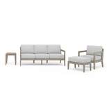 Sustain 4pc Outdoor Set with Sofa, Arm Chair, Ottoman & End Table - Home Styles