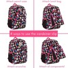 CLUB LIBBY LU Heart Love Peace Sign Graffiti Art Backpack Set for Girls, 16 inch, 6 Pieces - 4 of 4
