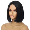 Jessie's Wig 10 Inch Middle Part Short Synthetic Wigs Black Color1 Pc/Pack - 3 of 4