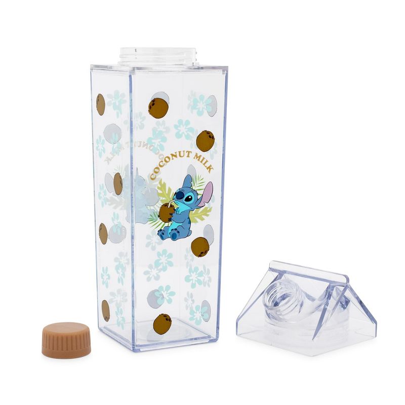 Silver Buffalo Disney Lilo & Stitch Coconuts Plastic Milk Carton Bottle | Holds 16 Ounces, 3 of 7