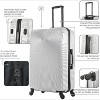 28-Inch Large Checked Hardside Luggage, Spinner Wheels, Durable Lightweight Suitcase with Handle & Trolley - 3 of 4