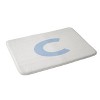 Deny Designs April Lane Art Block Monogram Memory Foam Bath Mat - 2 of 4