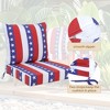24x24 Inch Outdoor Deep Seat Cushion Set - Waterproof Fade-Resistant Patio Furniture Cushions with Removable Covers - 3 of 4