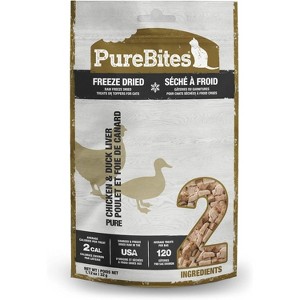 Pure Bites Cat Treats Freeze Dried Chicken Breast & Duck 1.12oz - 1 of 4