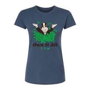 Women's - Monopoly - Own It All Fitted Graphic T-Shirt - 1 of 2