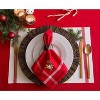 DII Christmas Printed Placemat Set 6 Piece, Christmas Greenery, 13x19" - 4 of 4