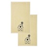 Black Barn w/ Mill Creme Hand Towel Set of 2 16x26 - 3 of 4