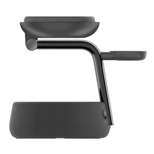Belkin 25W Qi2 Wireless 3-in-1 Stand - Charcoal Gray - 1 of 4