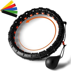SQUATZ Detachable Digital Hula-Hoop and Elastic Ring Set for Body Workout, Home Gym Exercise - SKDHK-1 - 1 of 4