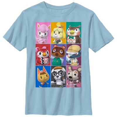Boy's Nintendo Animal Crossing Characters T-Shirt