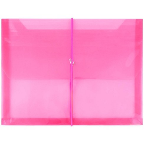 Poly Envelope for Coupon Receipt Cards 5 1/2 x 7 1/2 GeorgeBaker 10 Packs Small Plastic Envelope with Hook & Loop Closure 