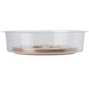 Miracle-Gro 1.5 in. H X 10 in. D Cork/Plastic Hybrid Plant Saucer Clear (Pack of 24) - 1 of 1