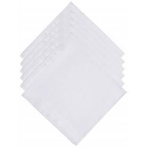 Men's White 100% Cotton Soft Finish Handkerchiefs - 1 of 3