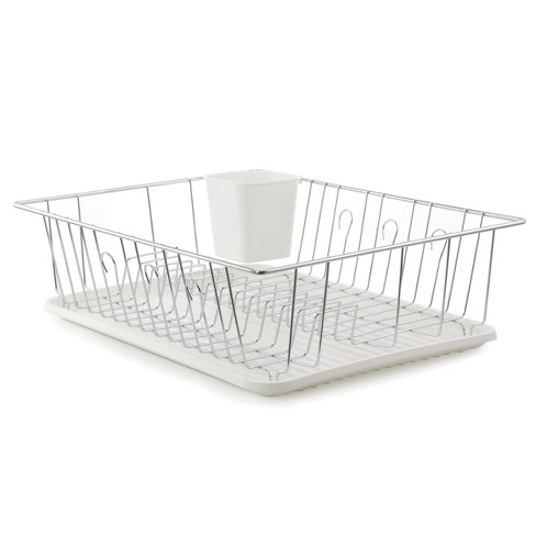 Better Chef 2-tier 22 In. Chrome Plated Dish Rack In Copper : Target