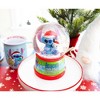 Silver Buffalo Disney Lilo & Stitch "Season's Greetings" Light-Up Snow Globe | 6 Inches Tall - 3 of 4