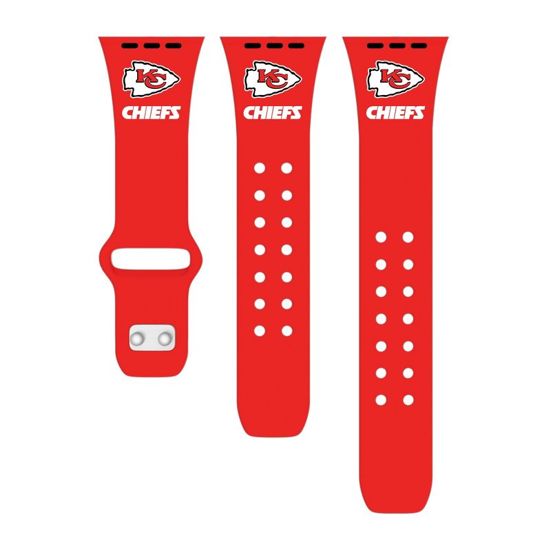 NFL Kansas City Chiefs Wordmark Apple Watch Band  , 4 of 5