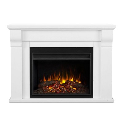 Real Flame Whittier Grand Electric Fireplace Rustic White