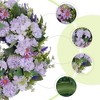 Unique Bargains Outdoor Wedding Wall Front Door Decor Artificial Peony Wreaths - 2 of 4