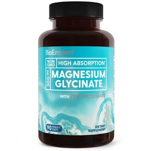 BioEmblem Magnesium Glycinate with Zinc 90ct - 1 of 4
