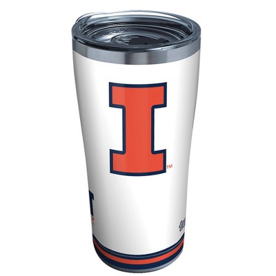 NCAA Illinois Fighting Illini 20oz Arctic Stainless Steel Tumbler