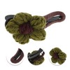 Unique Bargains Women's Fashion Wool Floral Duckbill Hair Clips 1 Pc - 2 of 4