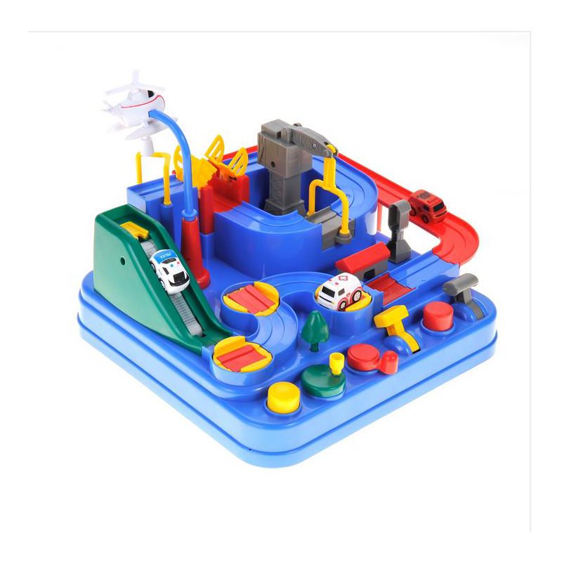 Ready! Set! Play! Link Race Track Vehicle Obstacle Course And Puzzle Playset For Kids, 1 of 6