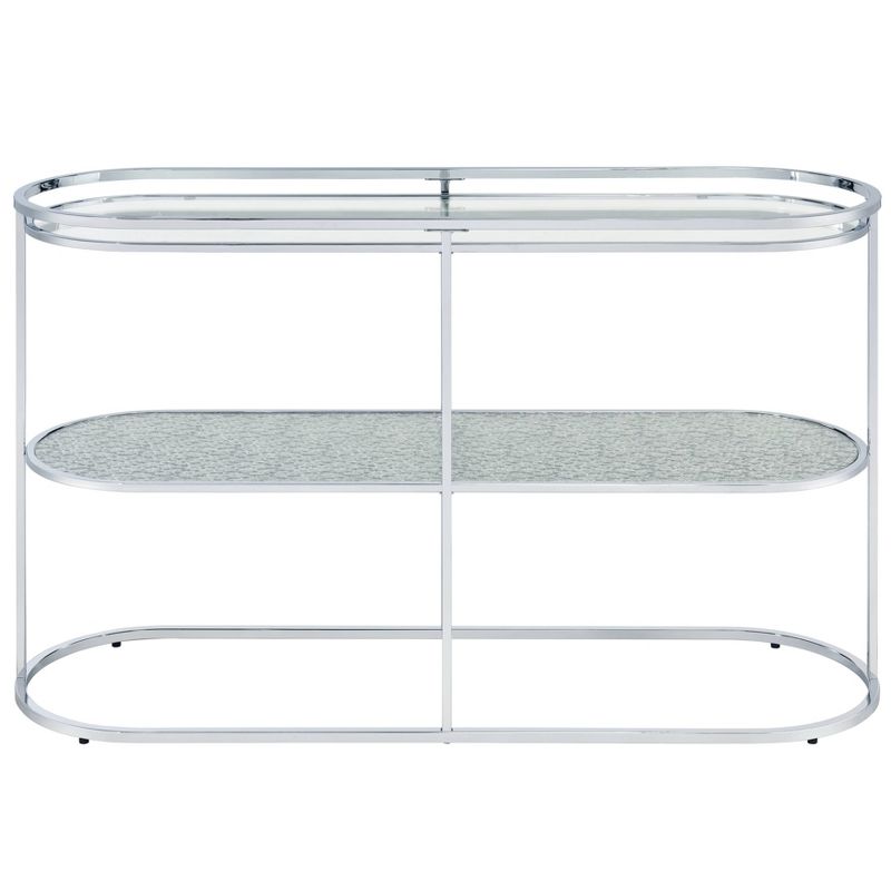 Javete Glam 1 Shelf Sofa Table Chrome - HOMES: Inside + Out, 6 of 9