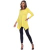 Women's 3/4 Sleeve Makayla Tunic Top with Pockets - White Mark - 4 of 4