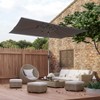 GDFStudio Ella Outdoor 8 Aluminium Ribs Market Umbrella with Crank Lift and Tilt Function - 2 of 4