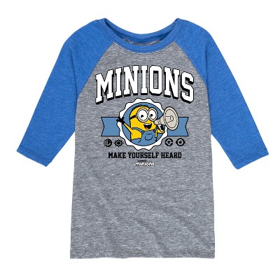 Boys' - Despicable Me Minions - Make Yourself Heard Raglan Graphic T-Shirt