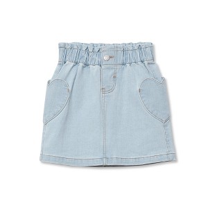 Lands' End Kids Paperbag Denim Skirt : Target
