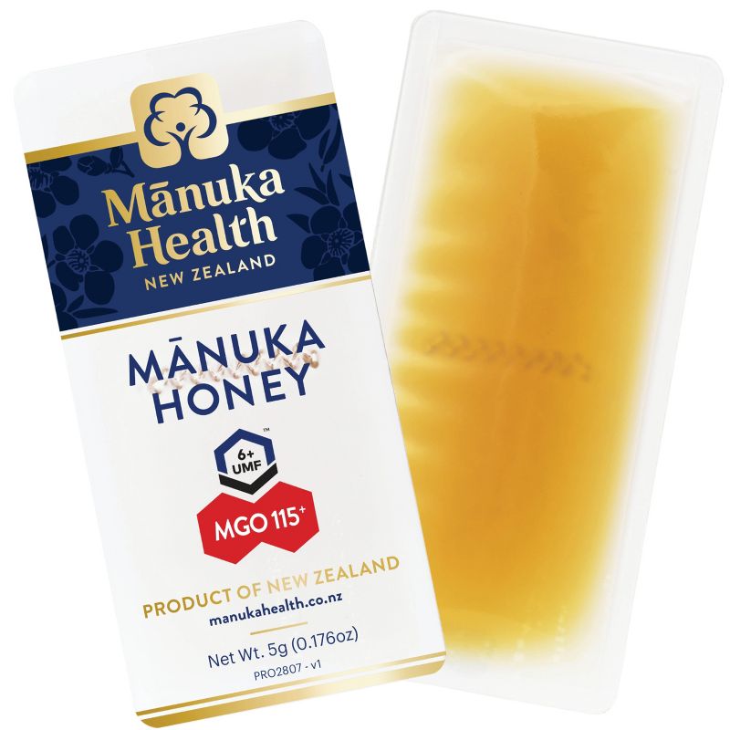 Manuka Health Manuka Honey On-The-Go Packets, UMF 6+/MGO 115+,  12 Ct / Net Wt. .5g Per Packet, 4 of 12