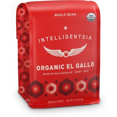 Intelligentsia Direct Trade Organic El Gallo Breakfast Blend Medium Roast Whole Bean Coffee - 11oz