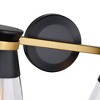 Artcraft Lighting Kanata 4 - Light Vanity in  Black/Brushed Brass - 4 of 4
