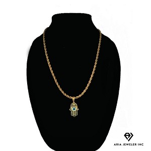 Aria Jeweler Chain with All Seeing Hamza - 1 of 3