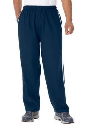 Kingsize Men's Big & Tall Striped Lightweight Sweatpants - Big - 2xl ...