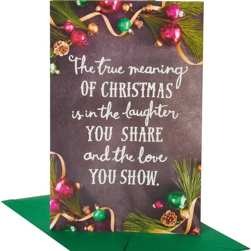 True Meaning Christmas Greeting Card : Target