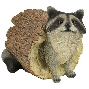 Design Toscano Bandit, The Raccoon Statue - Black - 1 of 4