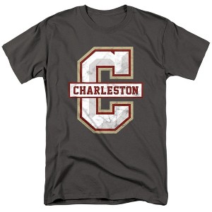 Men's College of Charleston Official Distressed Primary T-Shirt - 1 of 4