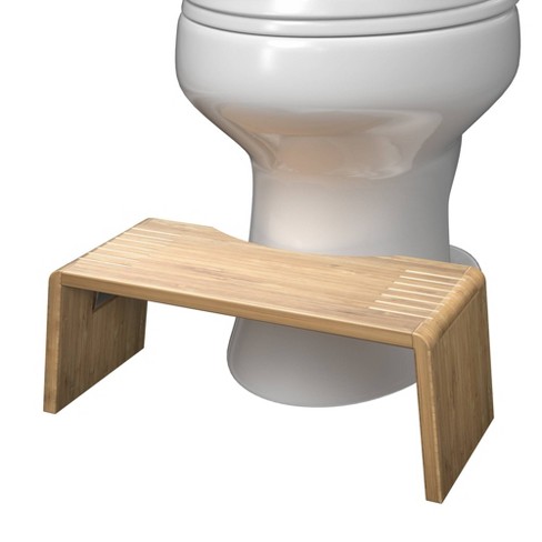 Folding Bamboo Oslo Toilet Stool Brown - Squatty Potty : Target