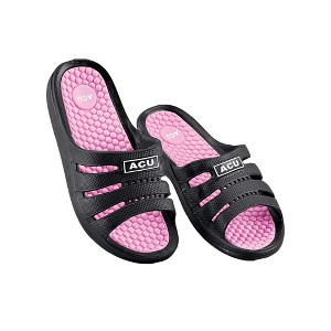 Collections Etc Lightweight Massaging Comfort Waterproof Slides - Helps Enhance Circulation in Feet for Indoor and Outdoor Use - 1 of 3