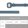 INSPIRE CHIC Womens 0.9" Width Pure Faux Leather Waistband Belts 1Pc - 4 of 4