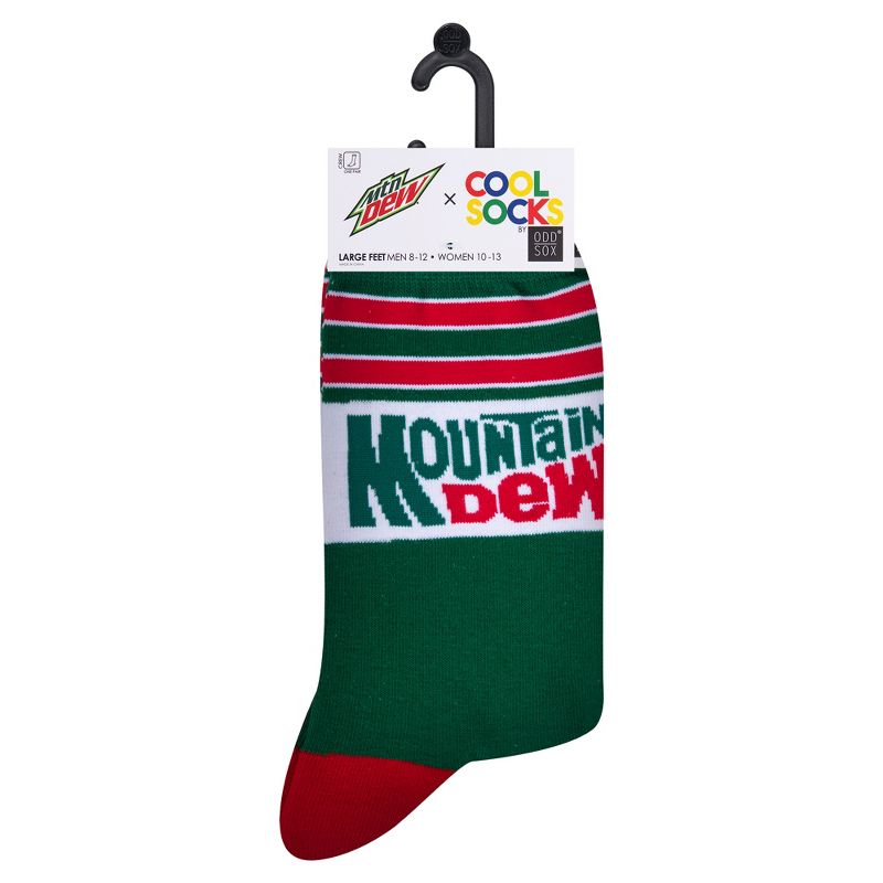 Cool Socks Novelty Crew Dress Sock, Food, Pepsi and Mountain Dew, Funny Silly, 5 of 6