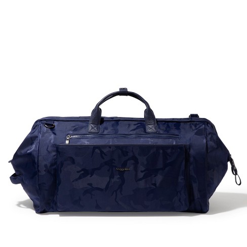 Baggallini Soho Duffel Bag Navy Camo Jacquard Target