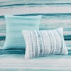 Gracie Mills Javier Coastal Watercolor 6-Piece Reversible Quilt Set with Seashell Throw Pillows - image 3 of 4