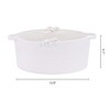 REGALWOVEN Handcrafted Odorless Cotton Rope Decorative Woven Storage Basket with Handle - 2 of 4