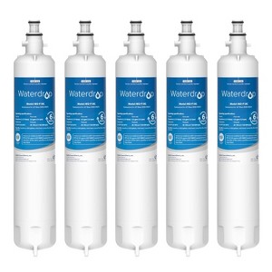 Waterdrop Replacement for GE RPWFE, RPWF (Built-in CHIP) Refrigerator Water Filter, Compatible with GFE28GYNFS, GFE28GELDS, 5 Filters - 1 of 4