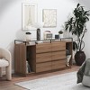 RealRooms Devon 6-Drawer Dresser with LED Lights and Glass Top - 2 of 4