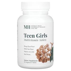 Michael's Naturopathic Teen Girls Tabs, Multivitamin, 90 Vegetarian Tablets - 1 of 2